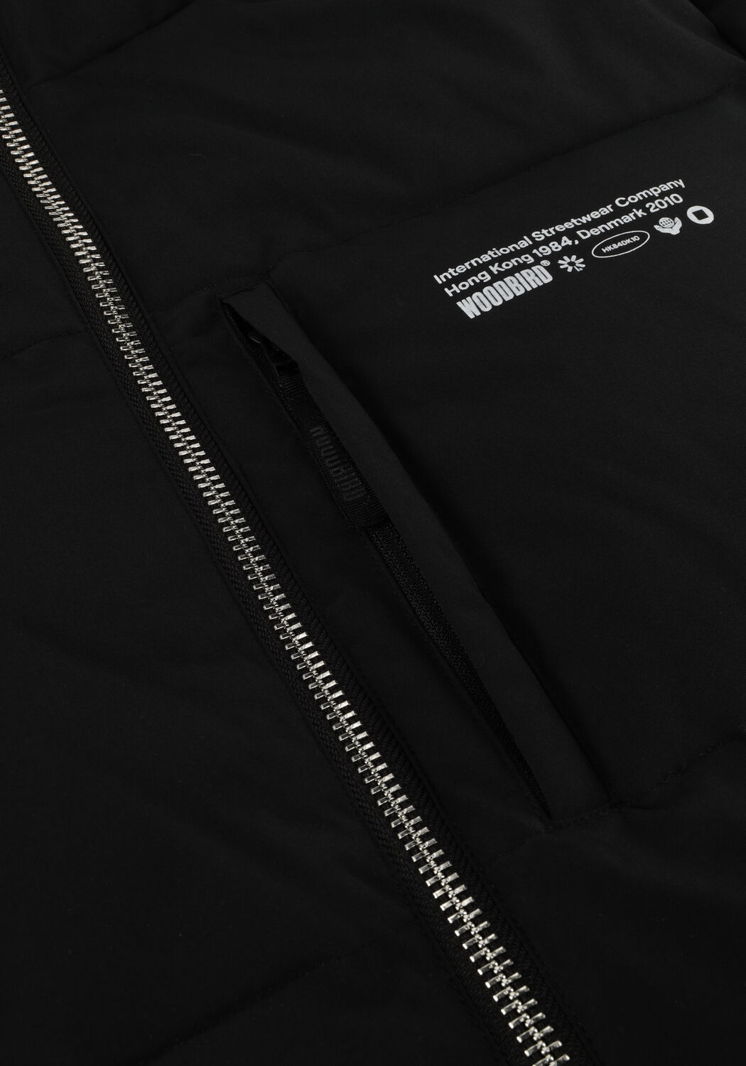 Schwarze WOODBIRD Wattierte Jack DAPPER - large