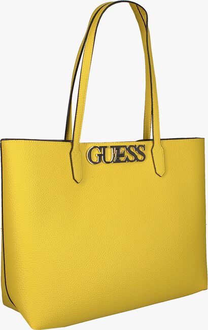 Gelbe GUESS Shopper UPTOWN CHIC BARCELONA TOTE - large