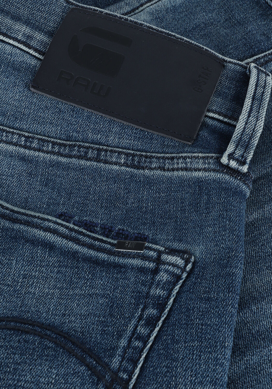 Blaue G-STAR RAW Kurze Hosen 3301 SLIM SHORT - large