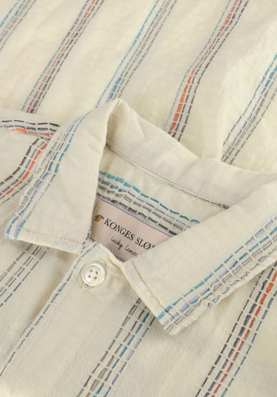 Nicht-gerade weiss KONGES SLOJD Hemden VINCENT SS SHIRT GOTS - large