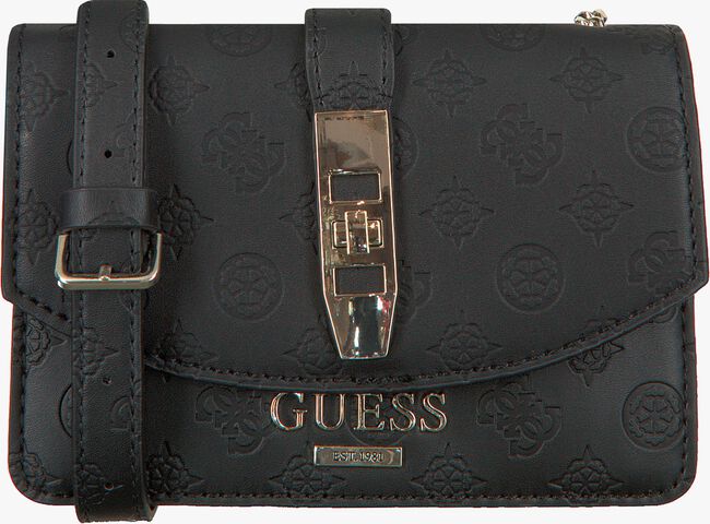 Schwarze GUESS Umhängetasche PEONY CLASSIC MINI XBODY FLAP - large
