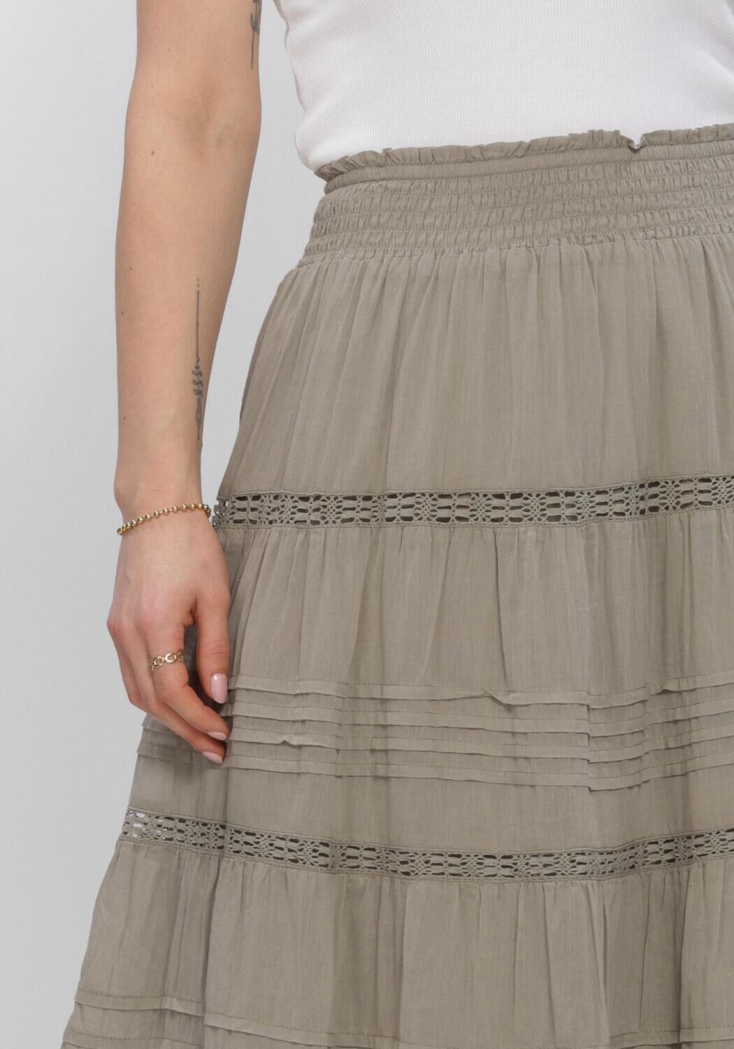 Gr&uuml;ne NEO NOIR Midirock FELICIA S VOILE SKIRT - large