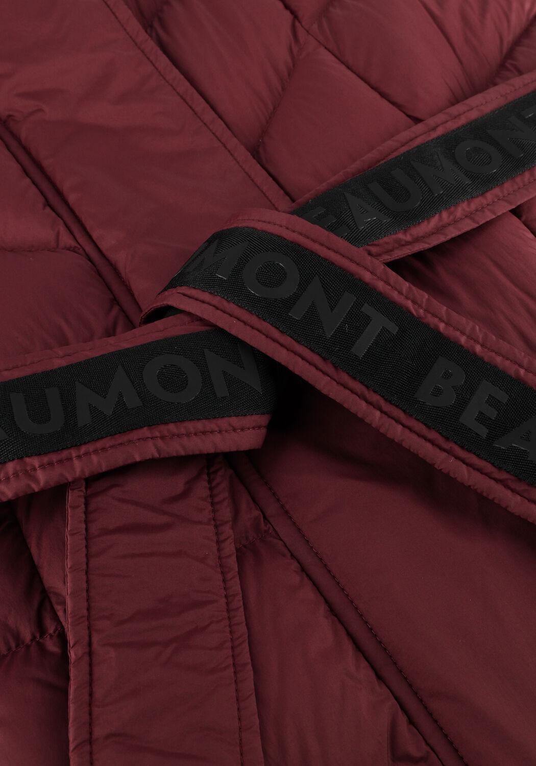 Bordeaux BEAUMONT Wattierte Jack VALENTINA LONG COAT - large