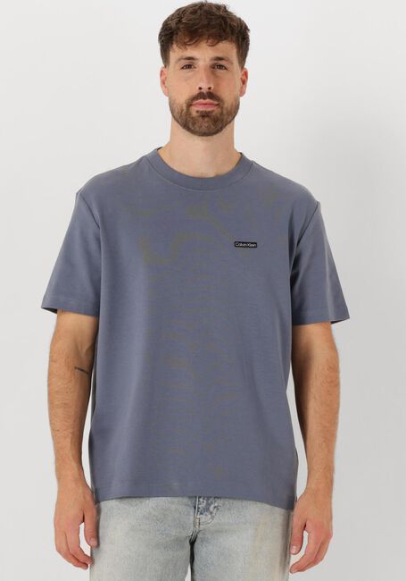 Graue CALVIN KLEIN T-shirt CALVIN KLEIN LABEL TEE - large