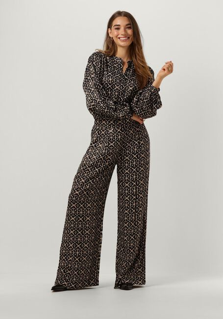 Schwarze BY-BAR Blusen RIKKI LS FLASH BLOUSE - large