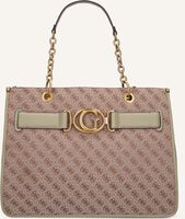 Beige GUESS Handtasche AILEEN 4G-LOGO TOTE - medium