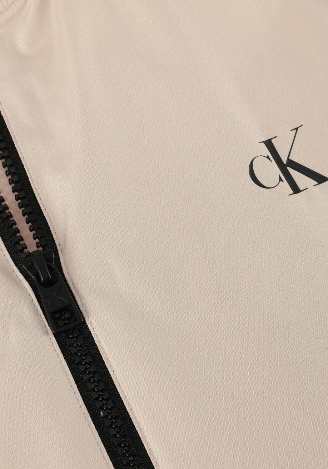 Beige CALVIN KLEIN Jack UNPADDED HARRINGTON JACKET - large