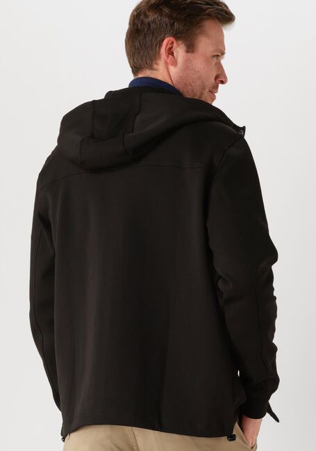 Schwarze PME LEGEND Strickjacke HOODED JACKET INTERLOCK - large