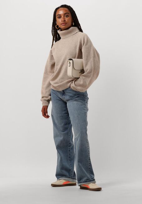Beige GESTUZ Rollkragenpullover MANZIGZ WOOL ROLLNECK - large