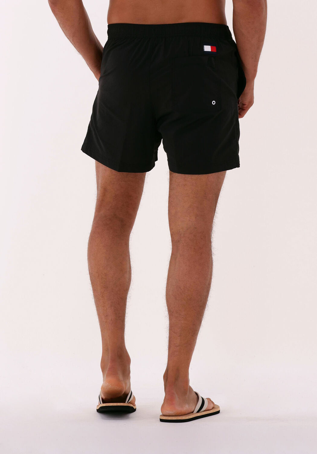 Schwarze TOMMY HILFIGER Badehosen SF MEDIUM DRAWSTRING - large