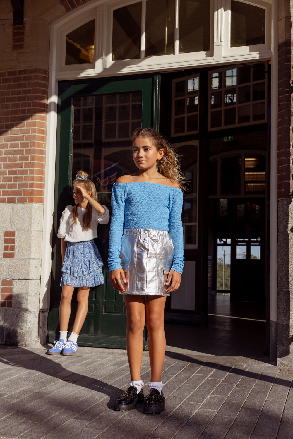 Silberne AI&KO Minirock NORRA PU 618 G - large