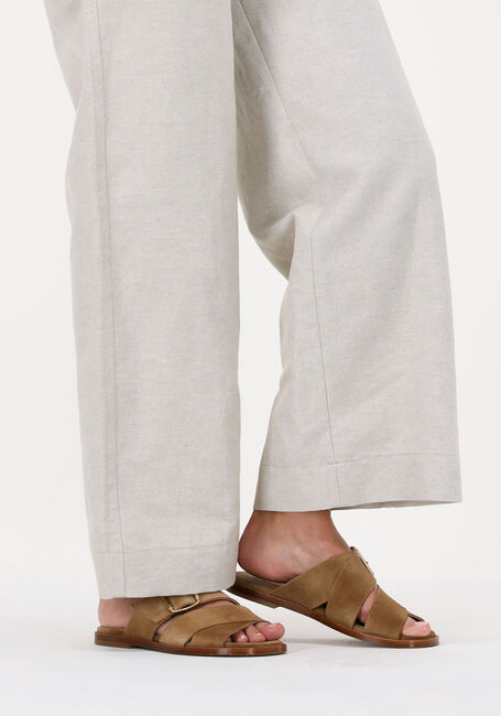 Camelfarbene ANONYMOUS COPENHAGEN Flache Sandalen ZARIA - large