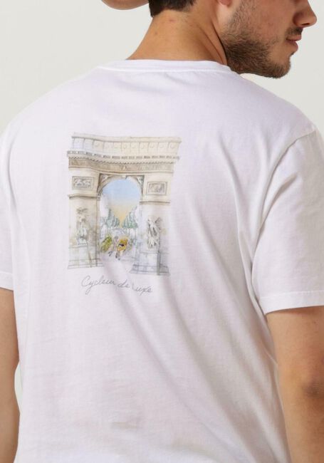 Weiße CYCLEUR DE LUXE T-shirt TRIOMP - large