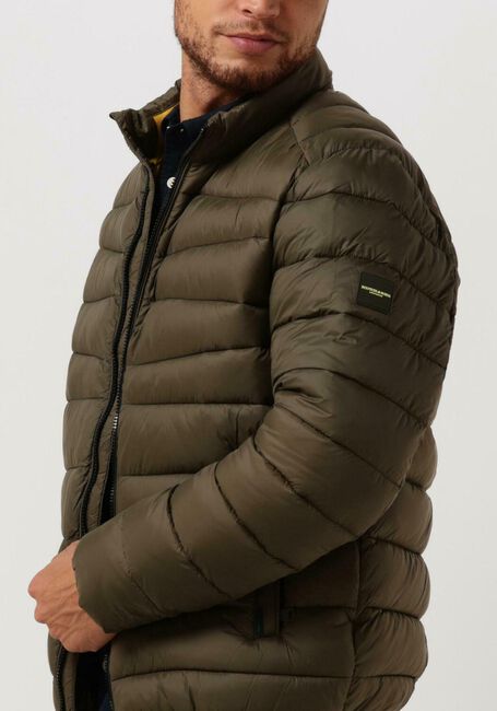 Grüne SCOTCH & SODA Wattierte Jack SHORT PUFFER JACKET - large