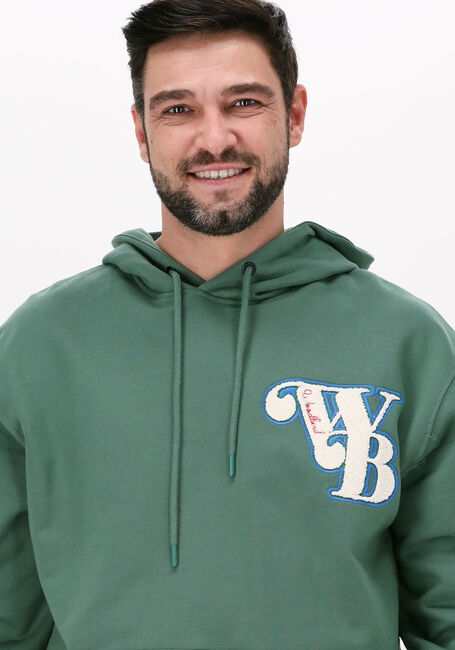 Grüne WOODBIRD Sweatshirt DASH BADGE HOODIE - large