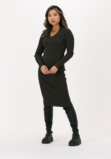 Dunkelgrün MSCH COPENHAGEN Midikleid AGGIE HARIKE V NECK DRESS - large