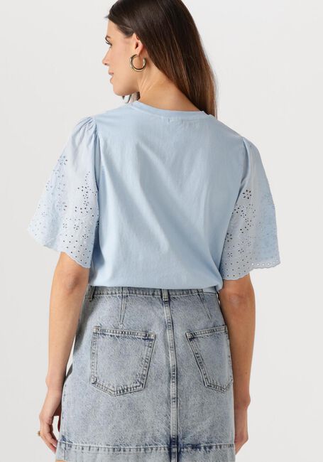 Hellblau Y.A.S. T-shirt YASLEX SS TOP W. EMB SLEEVES S. NOOS - large