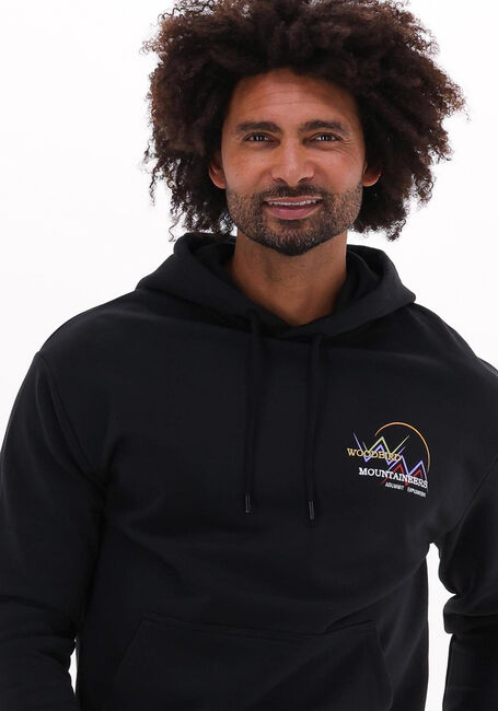 Schwarze WOODBIRD Sweatshirt DASH MOUNTAINEER HOODIE - large