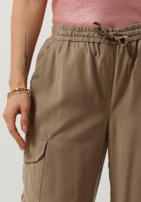 Braune SUMMUM Cargohosen TROUSERS CARGO TENCEL - large