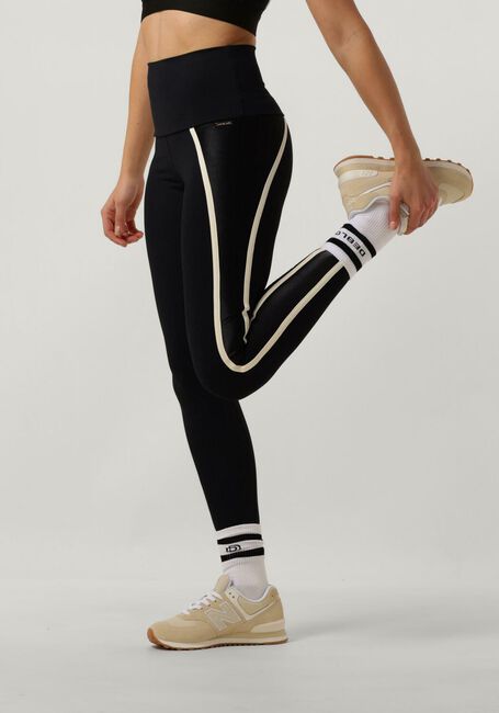 Schwarze DEBLON SPORTS Hosen VALERIE HIGH WAISTED LEGGINGS - large
