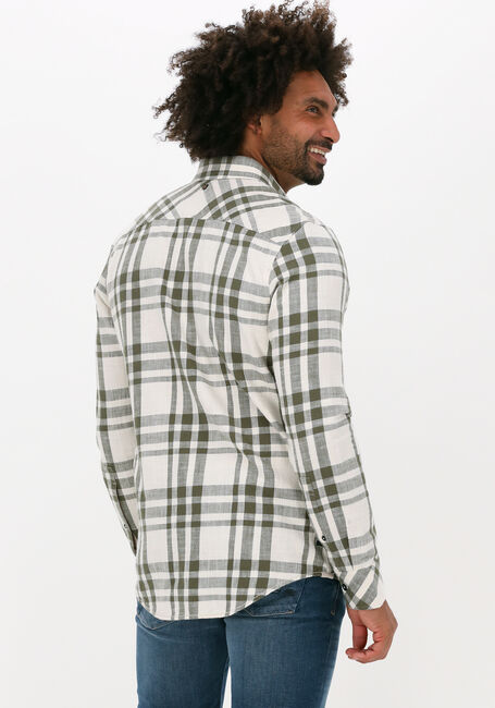 Nicht-gerade weiss PME LEGEND Casual-Oberhemd LONG SLEEVE SHIRT YARN DYED SLUB CHECK - large