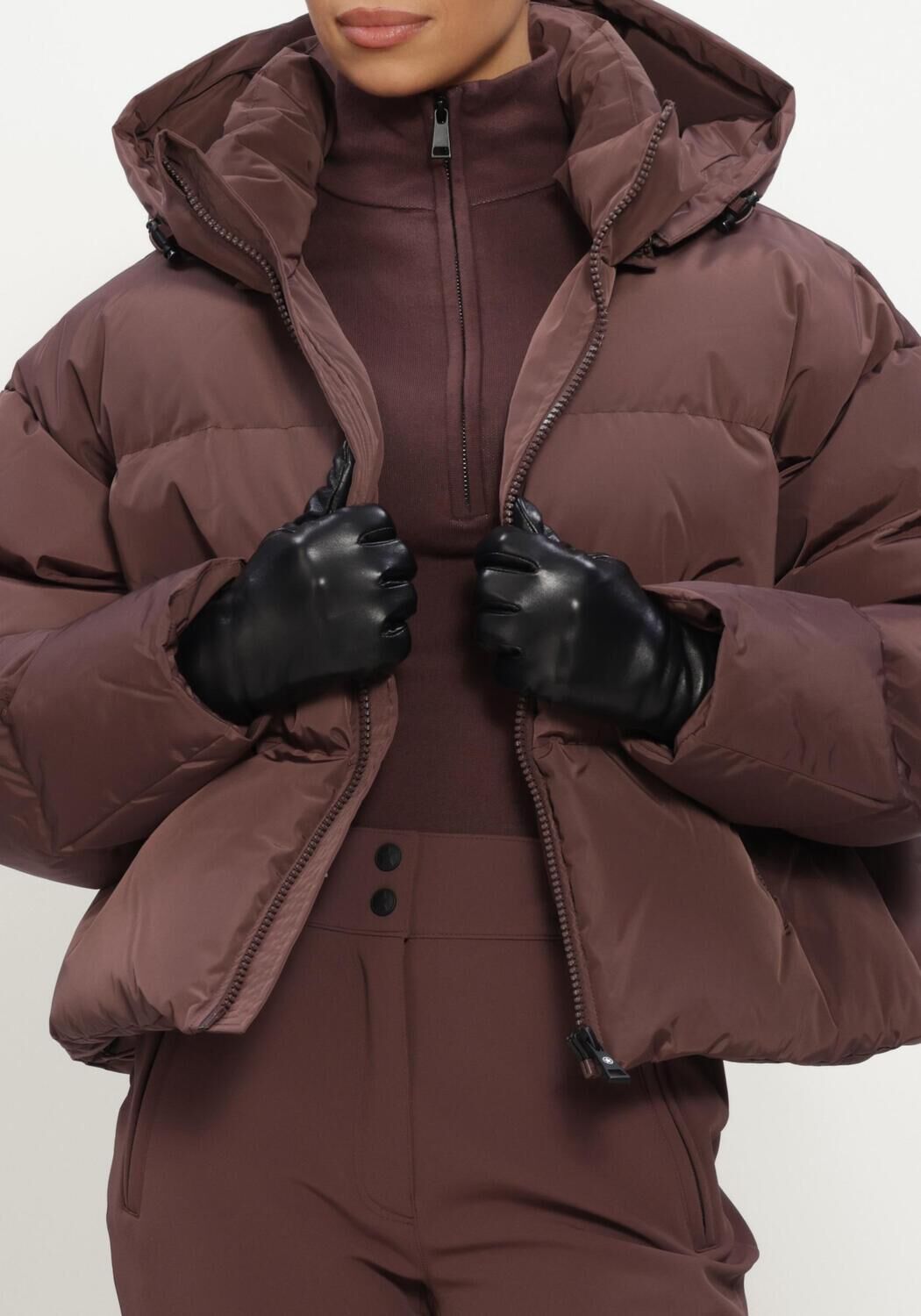 Braune AIRFORCE Wattierte Jack SUN PEAKS JACKET - large