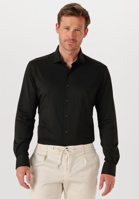 Schwarze XACUS Klassisches Oberhemd ACTIVE SHIRT 558ML - large