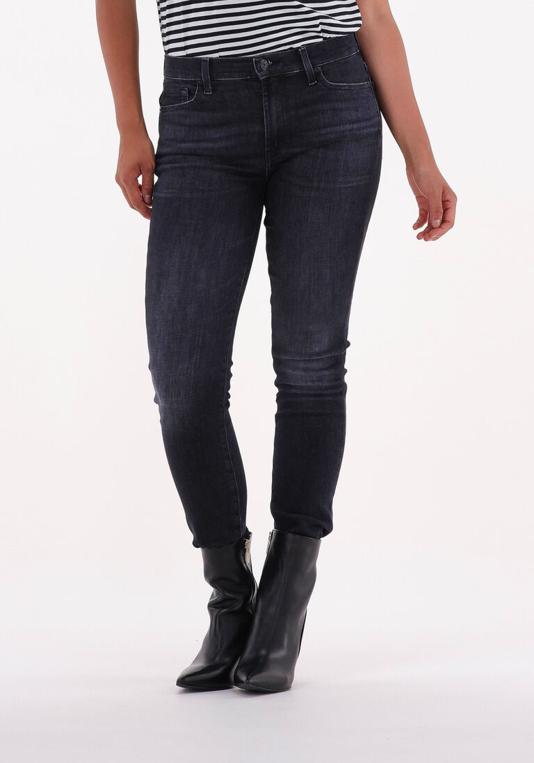 schwarze 7 for all mankind skinny jeans hw skinny