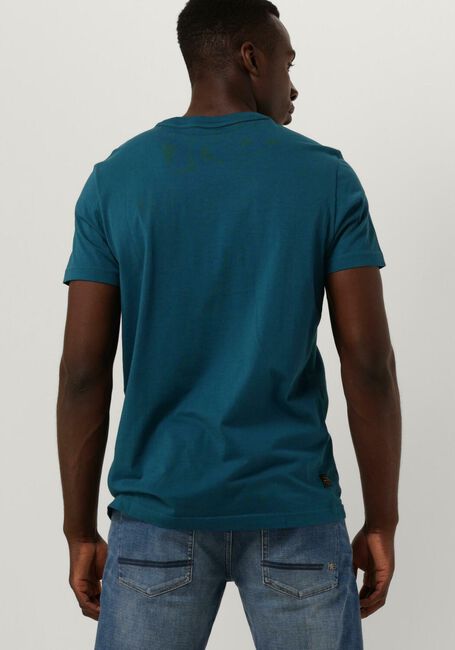 Blaue PME LEGEND T-shirt SHORT SLEEVE R-NECK SINGLE JERSEY LW PLAY - large