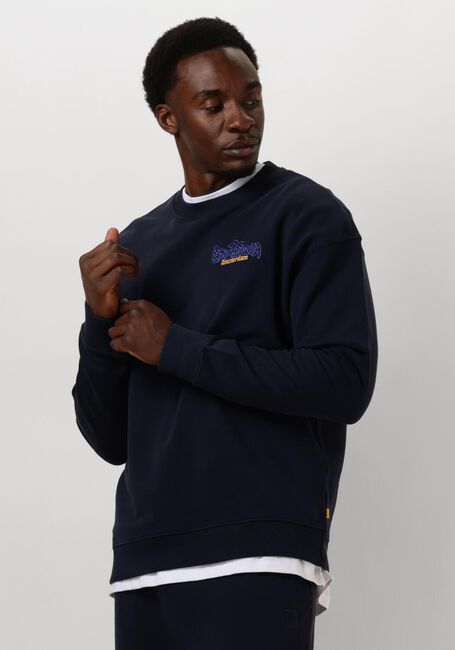 Dunkelblau SCOTCH & SODA Pullover FRONT BACK ARTWORK SWEATSHIRT - large