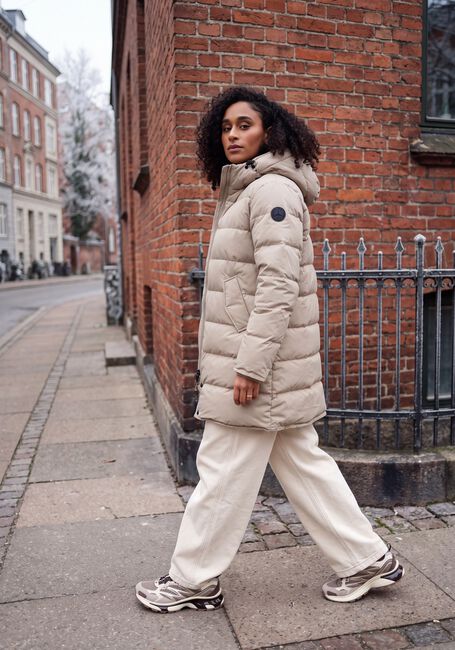 Beige AIRFORCE Wattierte Jack JADE JACKET - large