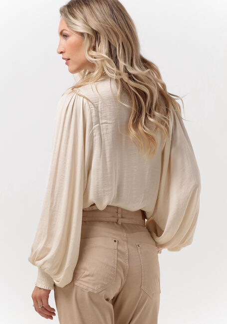 Weiße SUMMUM Blusen TOP DRAPEY SATIN - large
