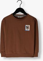 Braune MOODSTREET Sweatshirt PRINT FRONT AND BACK - medium