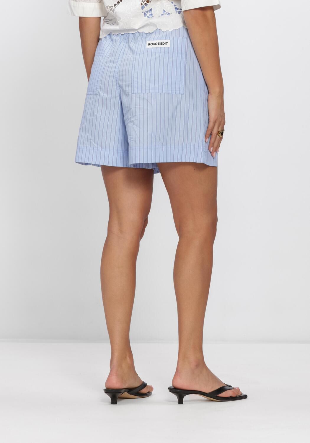 Blaue ROUGE EDIT Kurze Hose ROUPAIGE HW W/F SHORTS - large
