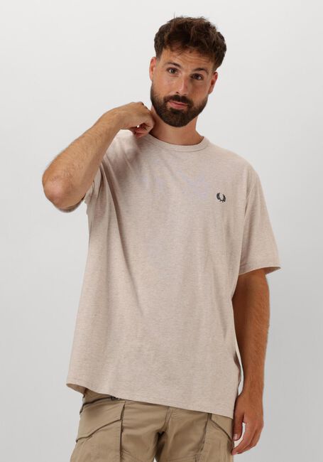 Beige FRED PERRY T-shirt RINGER T-SHIRT - large