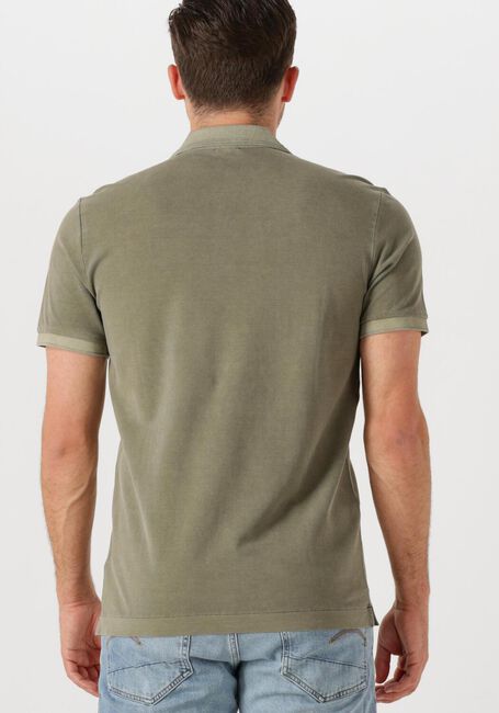 Grüne G-STAR RAW Polo-Shirt DUNDA OVERDYED SLIM POLO S\S - large