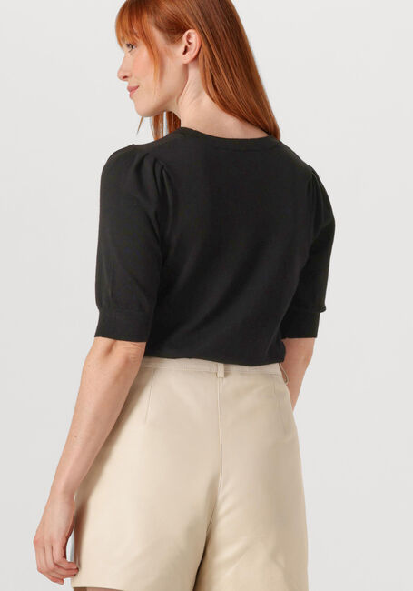 Schwarze SUMMUM Top SHORT SLEEVE SWEATER - large