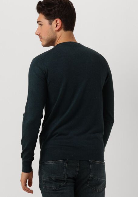 Grüne SCOTCH & SODA Pullover ESSENTIALS - ECOVERO VISCOSE-BLEND LOGO CREWNECK PULLOVER - large