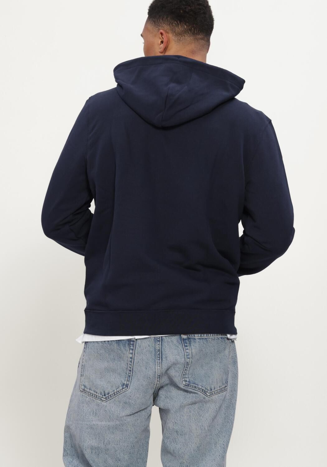 Dunkelblau CALVIN KLEIN Sweatshirt LS 350TERRY MICRO MNLG HOODIE - large