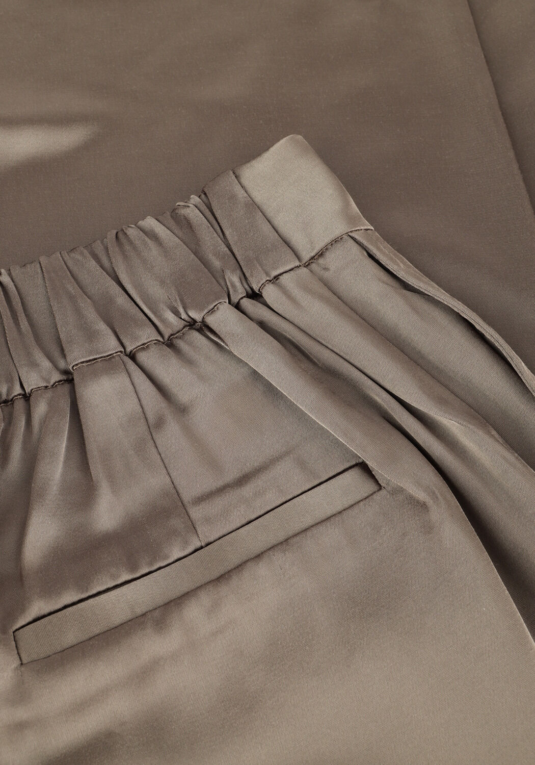 Taupe WITHBLACK Hose WBLMILAN SATEEN WIDE PANT - large