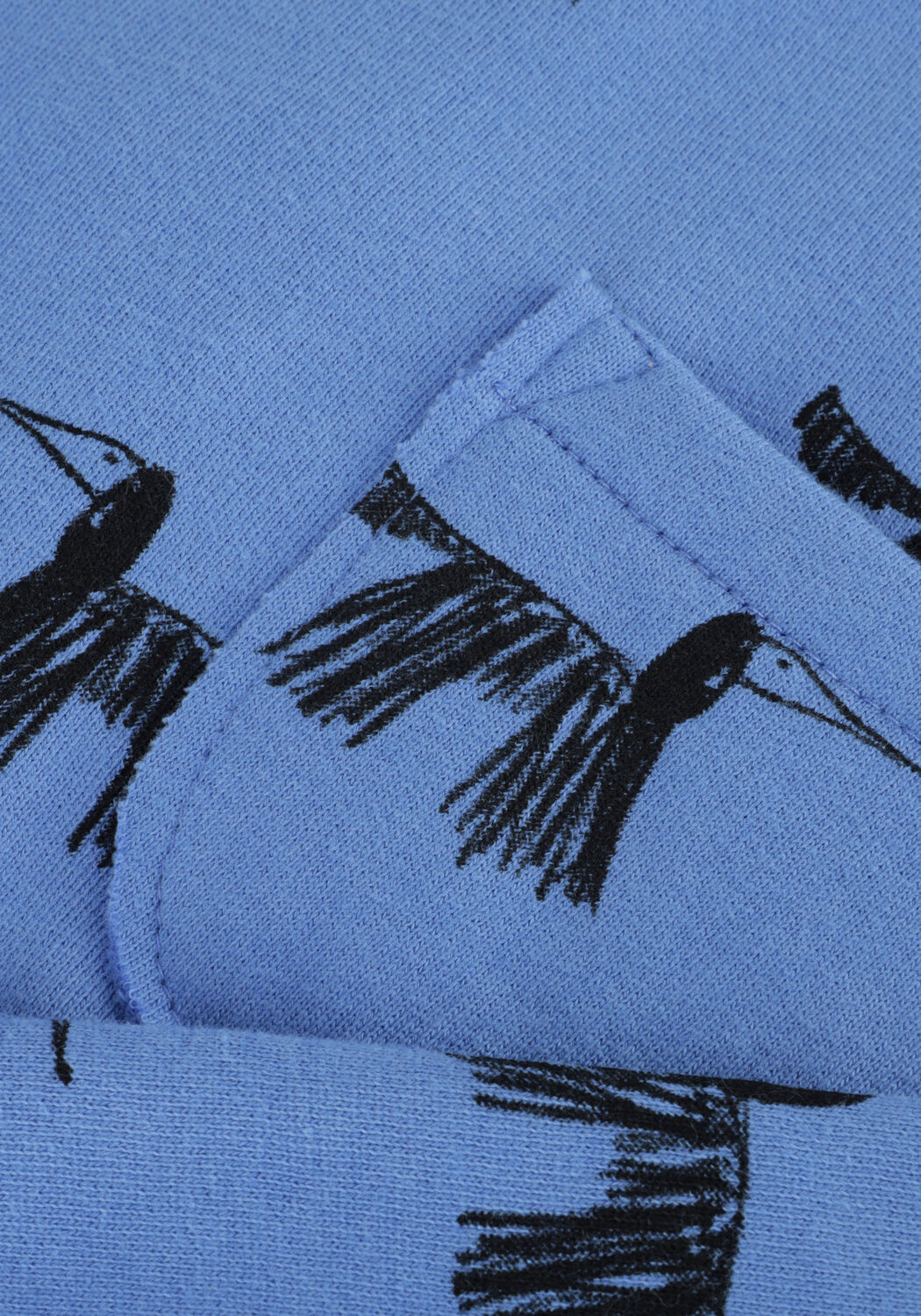 Blaue Sproet & Sprout Sweatshirt SWEATSHIRT POCKET DOGS PRINT - large