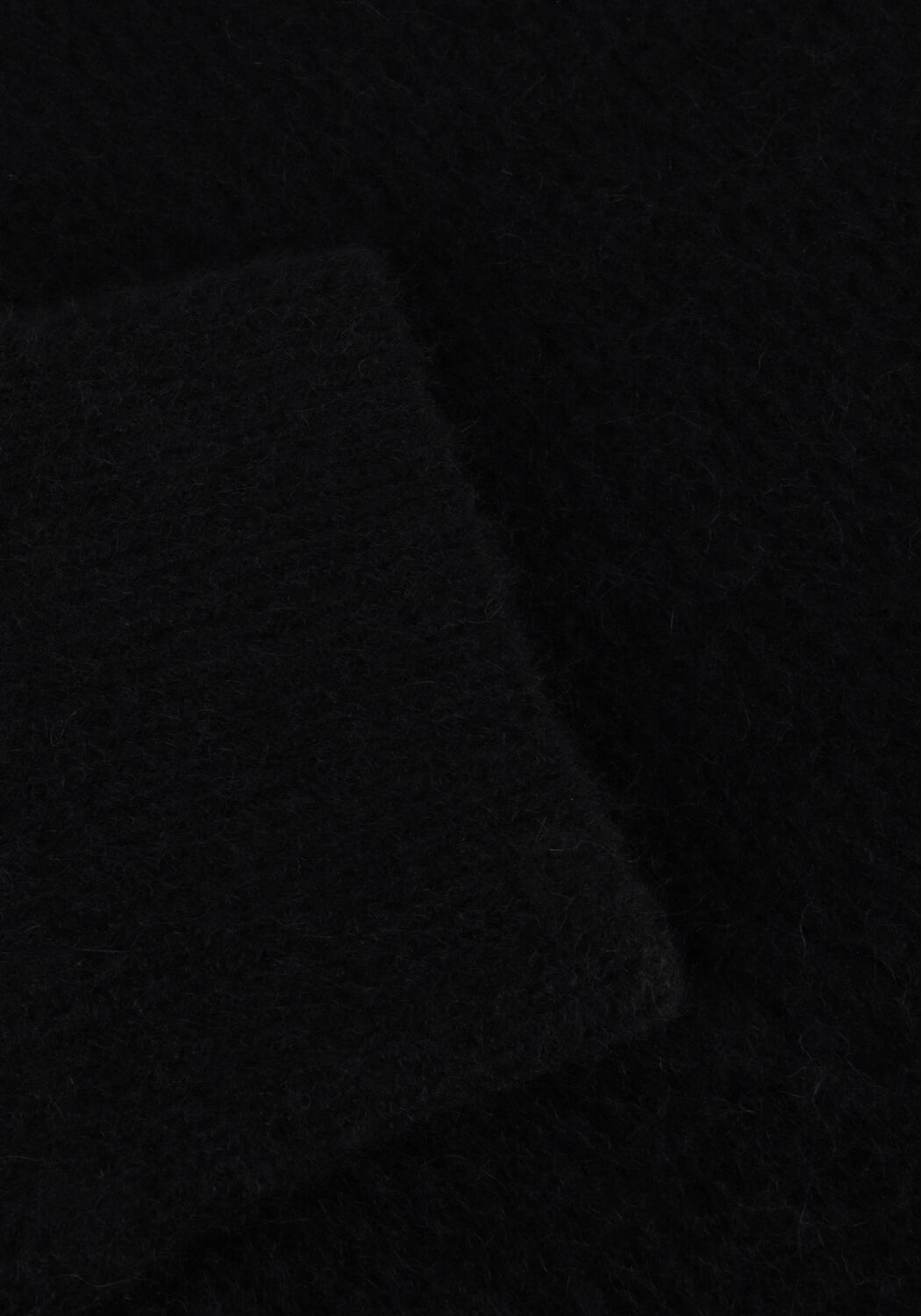 Schwarze GESTUZ Rollkragenpullover ALPHAGZ ROLLNECK - large