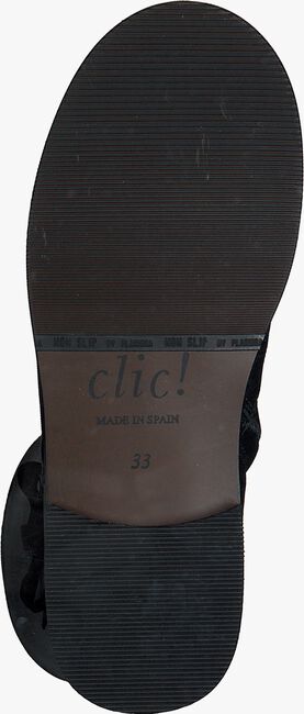 Schwarze CLIC! Hohe Stiefel 8645 - large