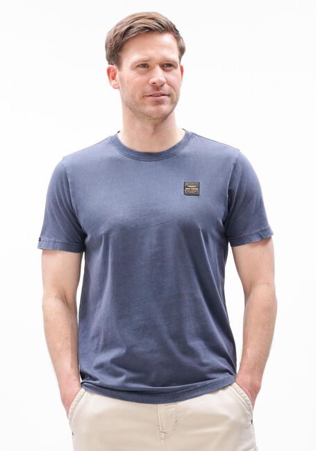 Blaue PME LEGEND T-shirt ACID WASH + GARMENT DYE - large