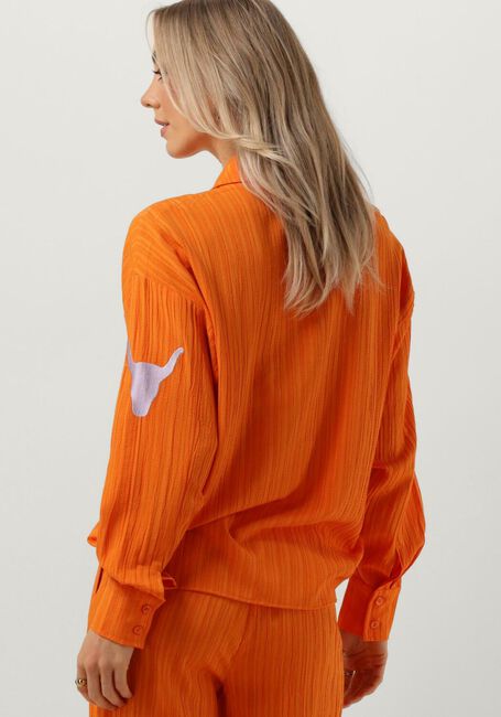 Orangene ALIX THE LABEL Blusen LADIES WOVEN KRINKLE BLOUSE - large