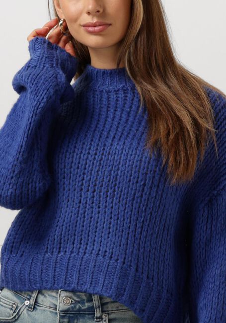 Blaue YDENCE Pullover KNITTED SWEATER SORAYA - large