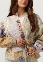Beige SISSEL EDELBO Kimono AURORA EMBROIDERY PATCHWORK JACKET