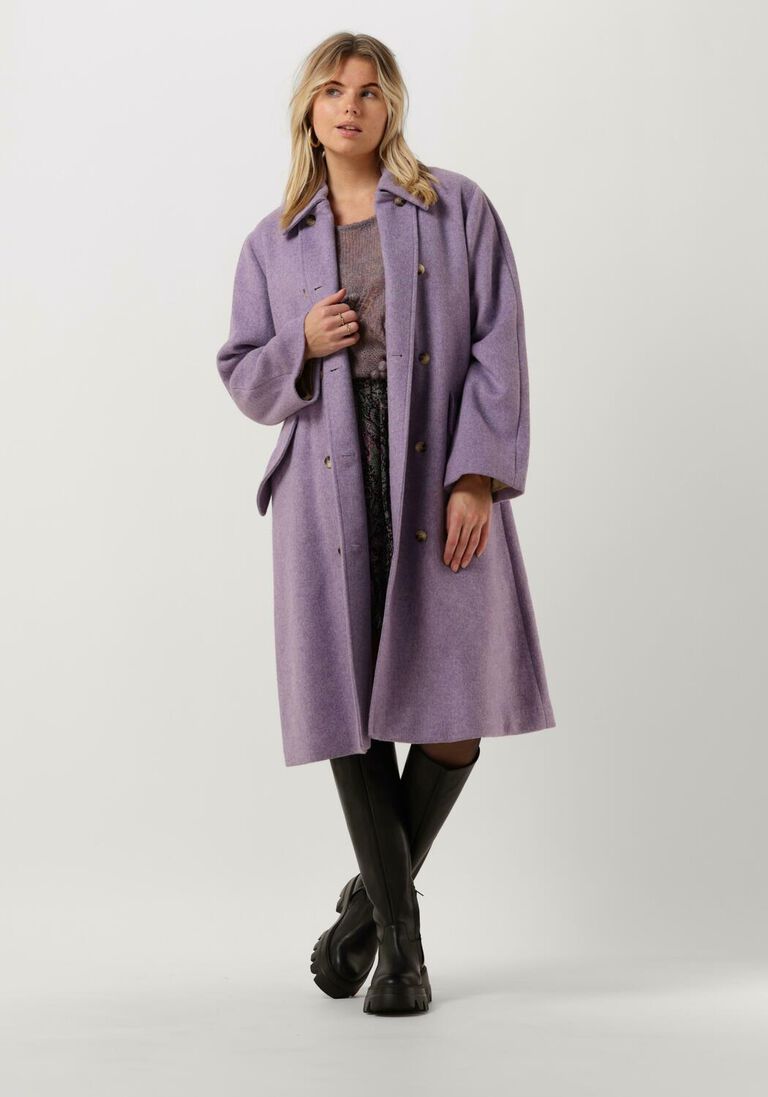 lila selected femme mäntel alice wool coat