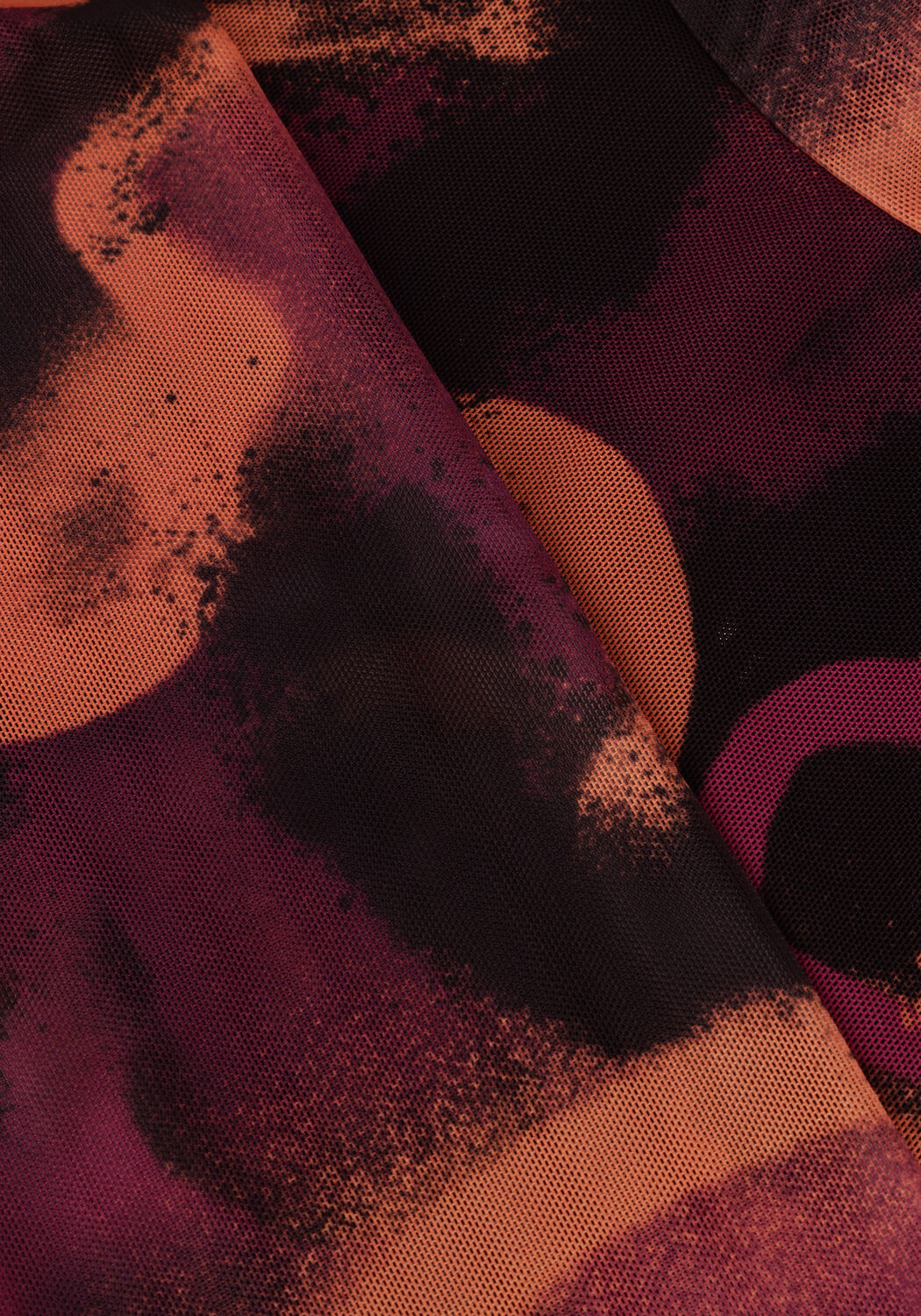 Schwarze CATWALK JUNKIE Tops & T-shirts MESH TURTLE NECK LONG SLEEVE - large