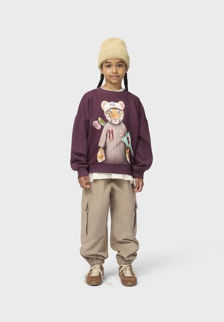 Bordeaux MOLO Sweatshirt MAXI - large